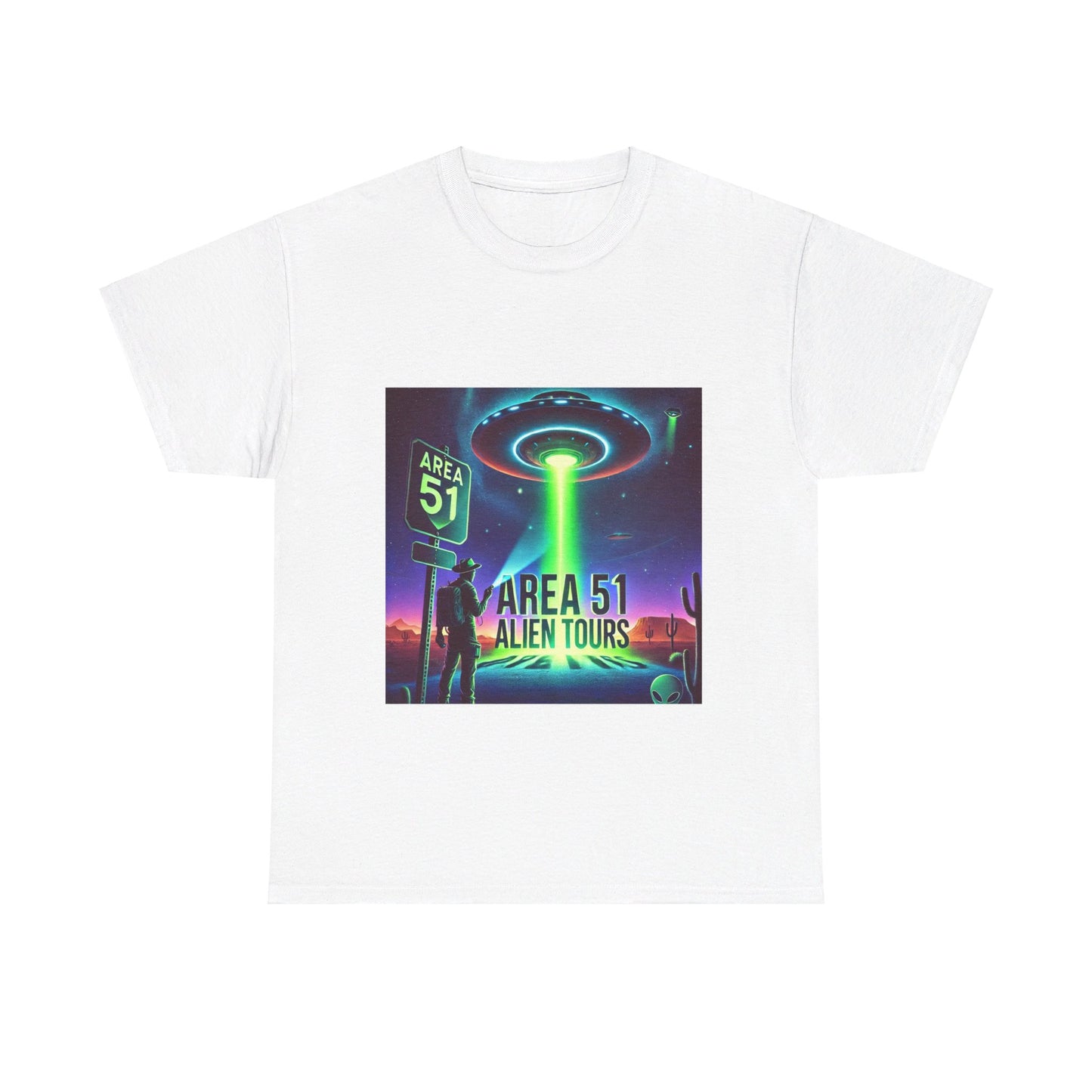 Area 51 Tours - Unisex Heavy Cotton Tee