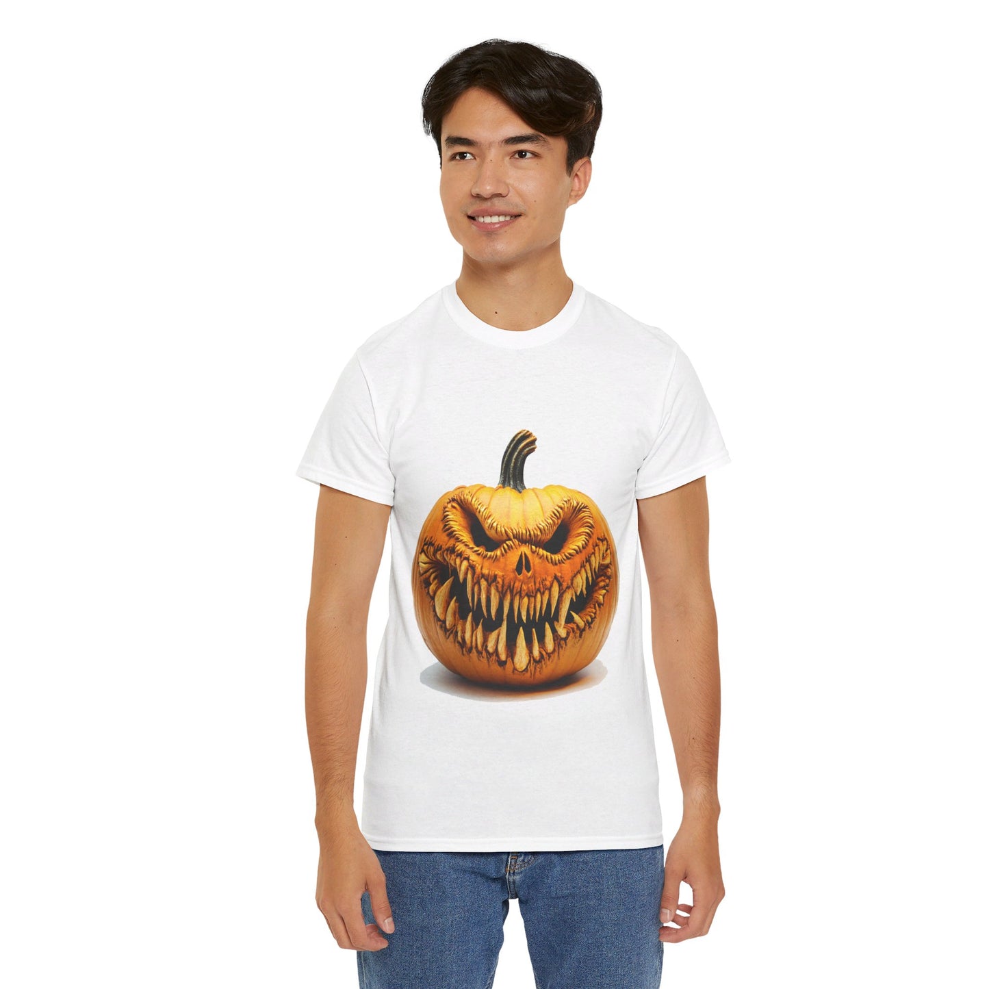 Jack-o-Lantern Halloween - Unisex Heavy Cotton Tee