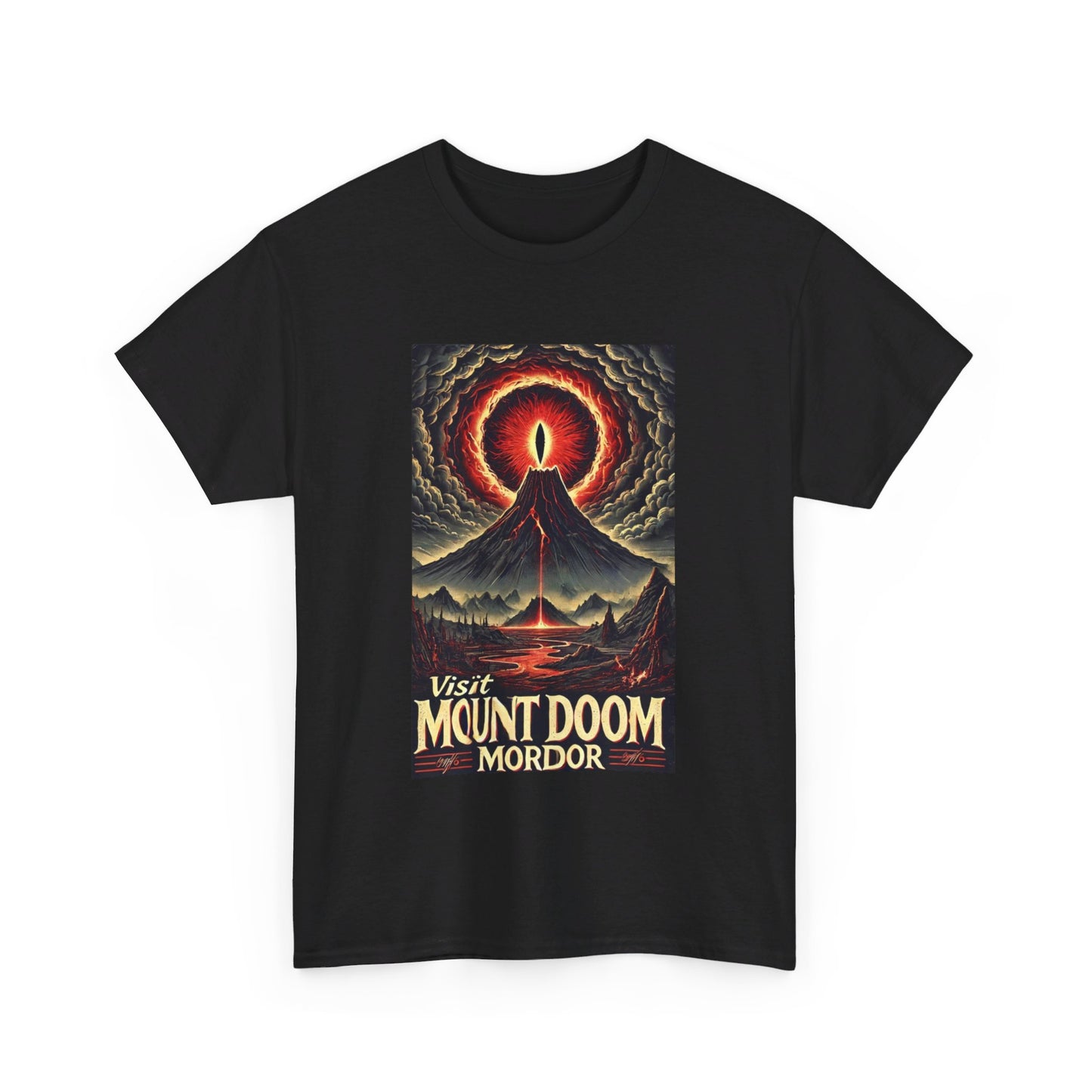 Visit Mount Doom Mordor - Unisex Heavy Cotton Tee