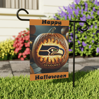 Seahawks Halloween - Garden & House Banner