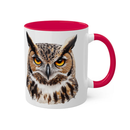 Owl - Colorful Mugs, 11oz