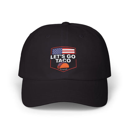 Cap Let's go Taco funny DJT. Dad hat.