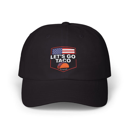 Cap Let's go Taco funny DJT. Dad hat.