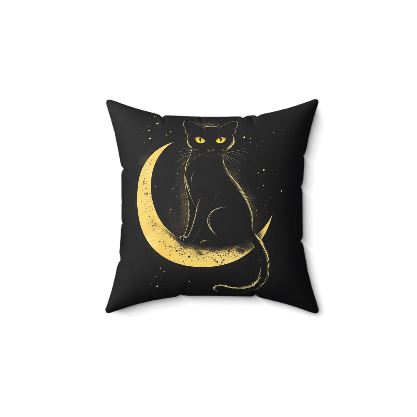 Pillow Halloween Black Cat Moon