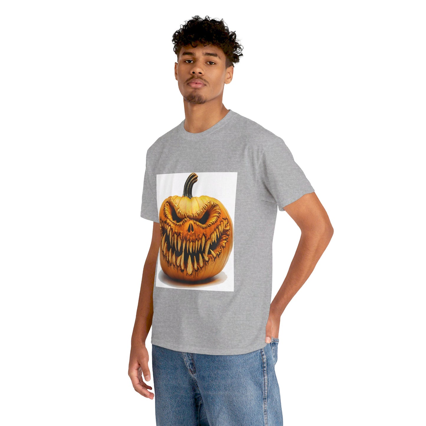 Jack-o-Lantern Halloween - Unisex Heavy Cotton Tee