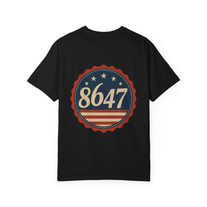8647 DJT He's Gotta Go Unisex Garment-Dyed Tee