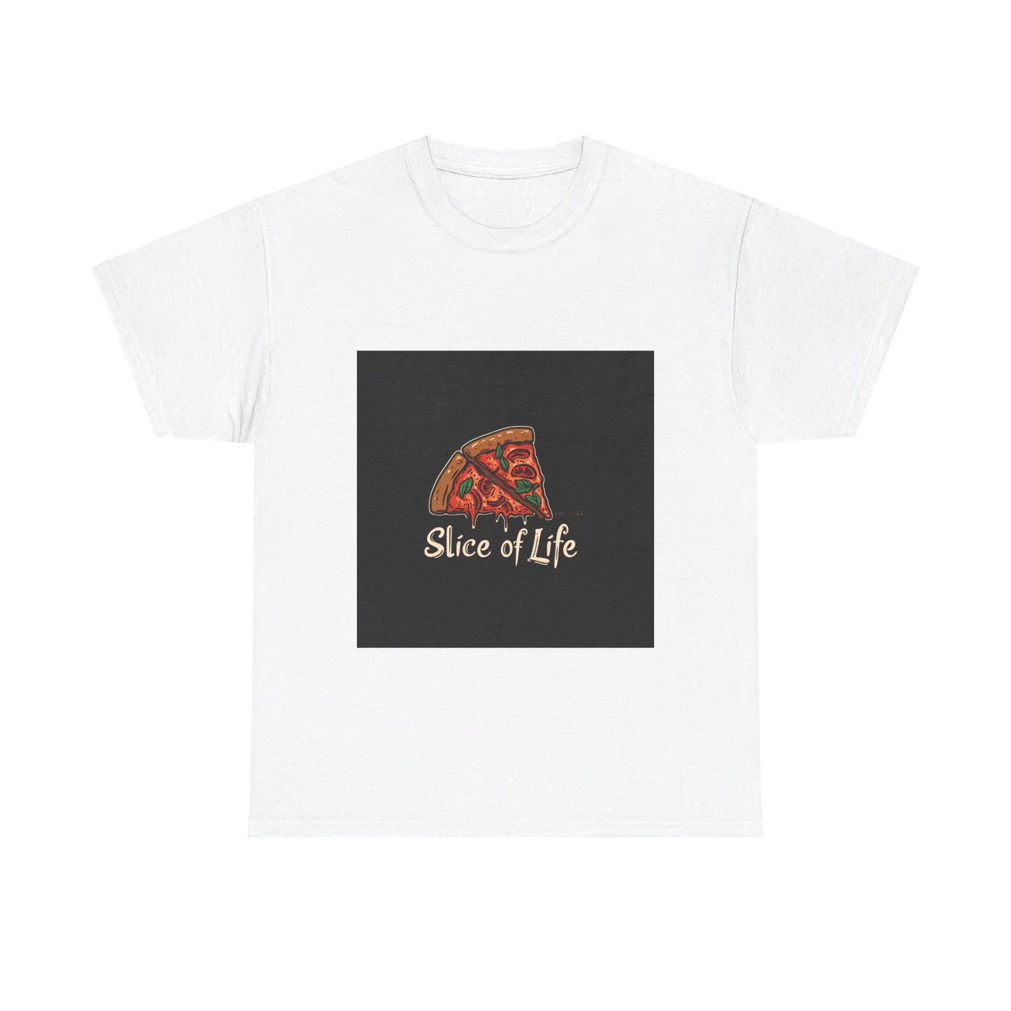 Slice of Life Pizza - Unisex Heavy Cotton Tee