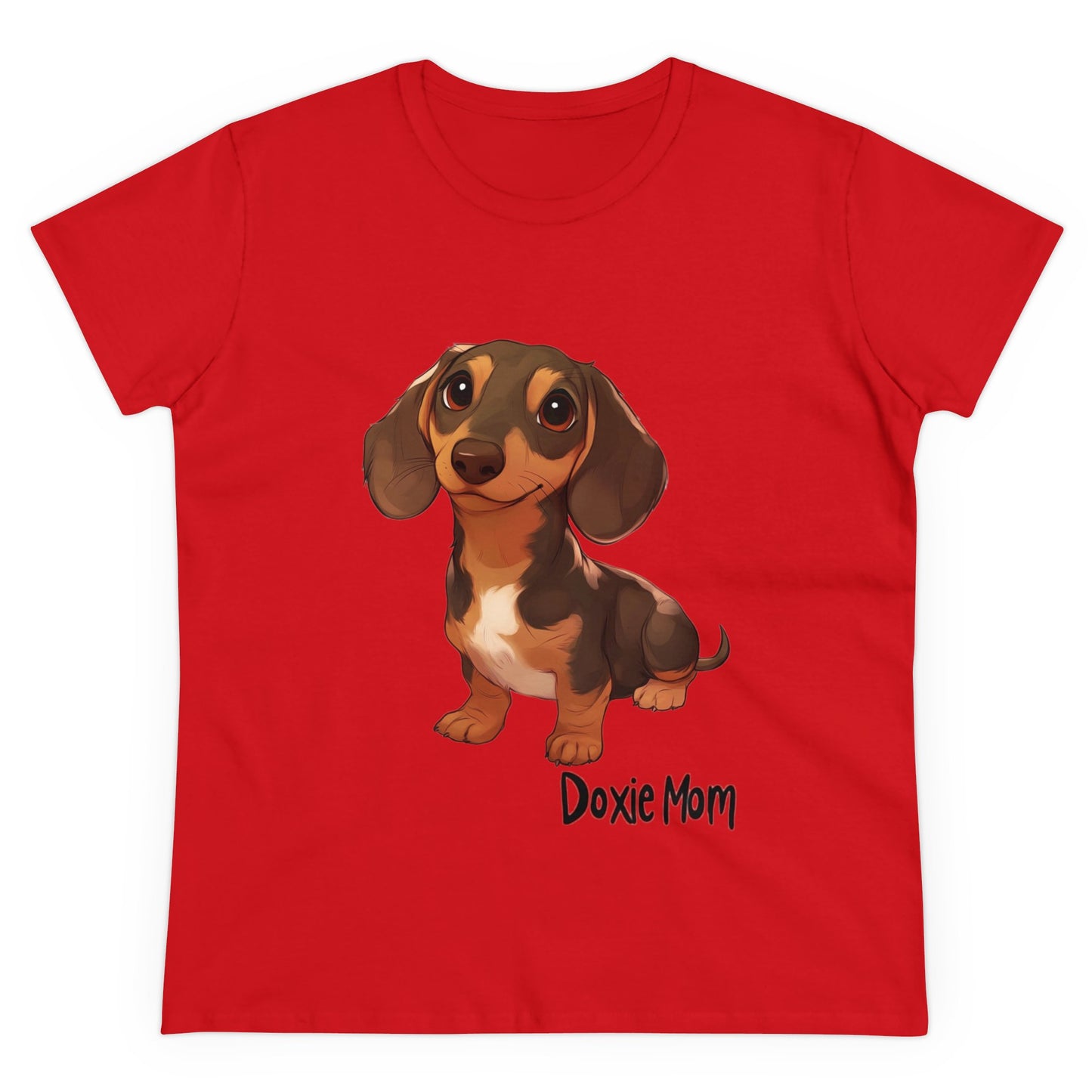 Doxie Mom - Women's Midweight Cotton Tee