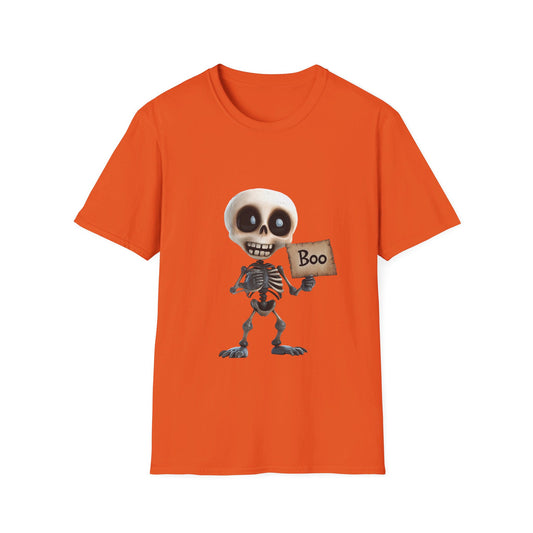 Skeleton Boo shirt -  Unisex Softstyle T-Shirt