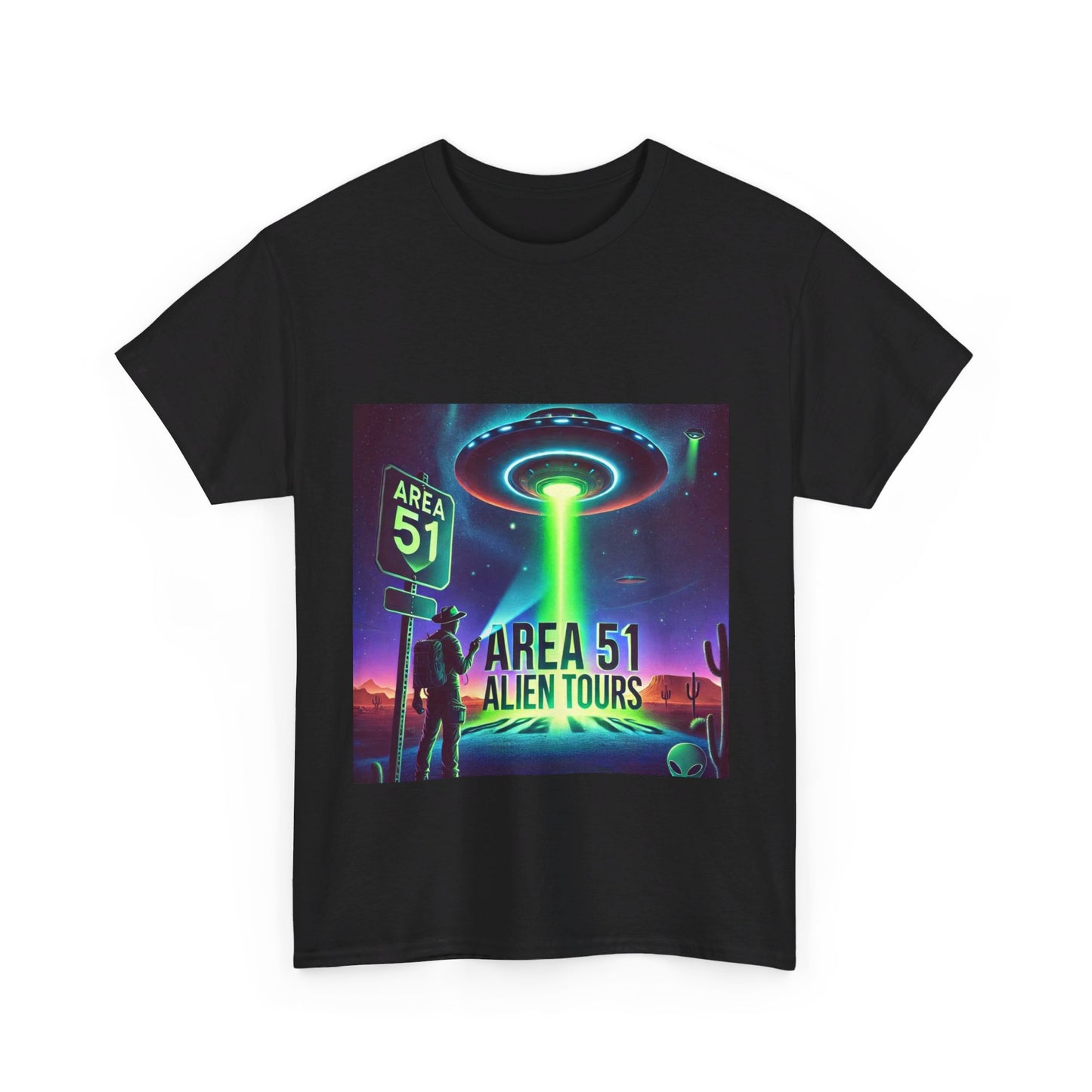 Area 51 Tours - Unisex Heavy Cotton Tee