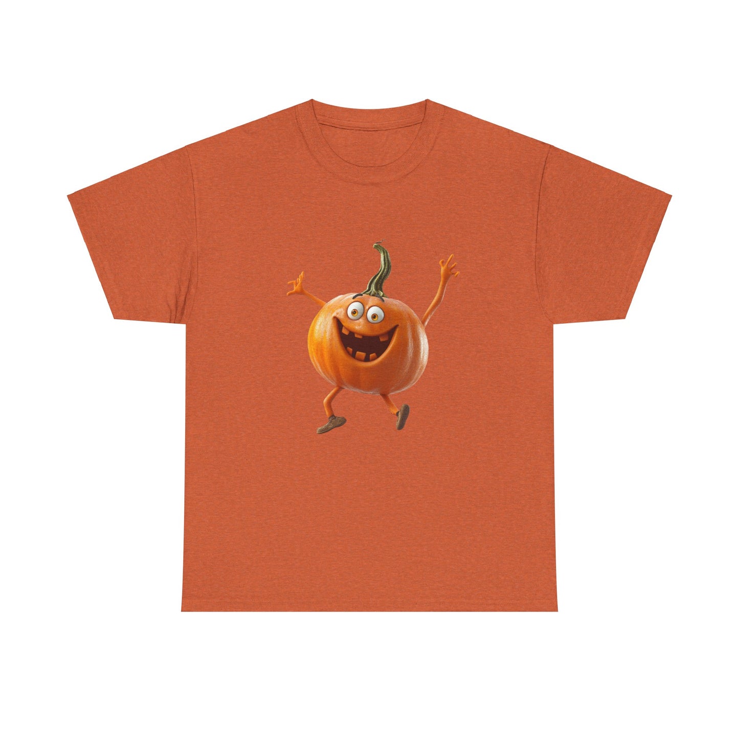 Dancing Pumpkin Halloween - Unisex Heavy Cotton Tee