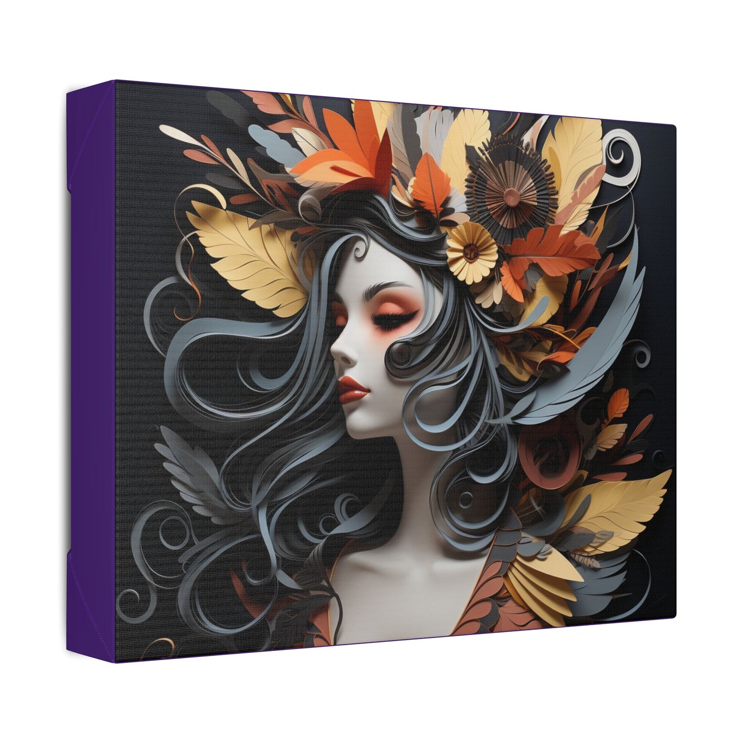 Quill art Beauty - Classic Stretched Canvas