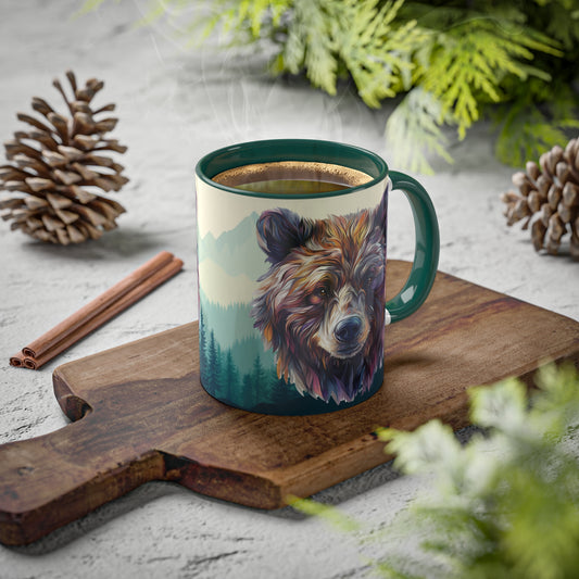 Artistic Bear - Colorful Mugs, 11oz