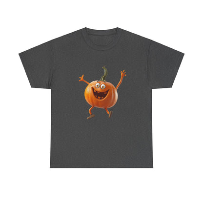 Dancing Pumpkin Halloween - Unisex Heavy Cotton Tee