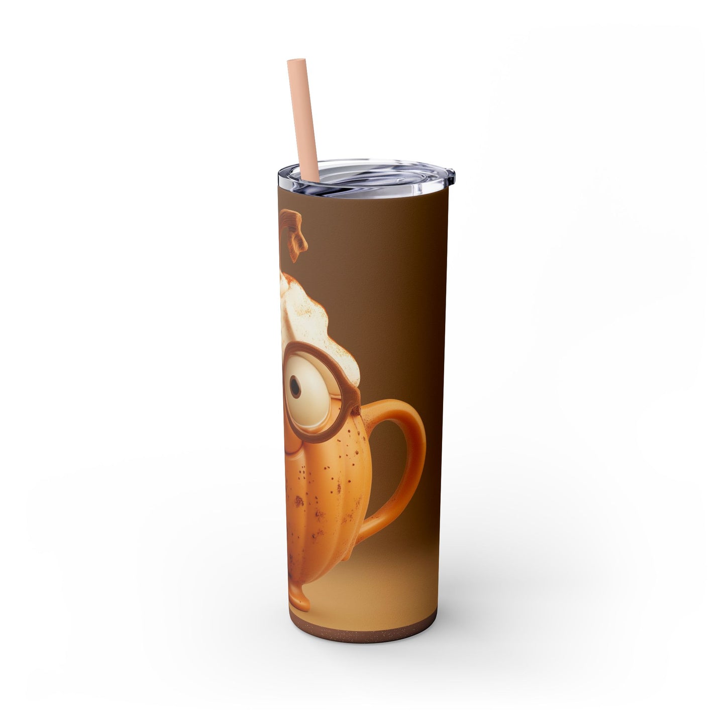 Pumpkin Spice - Skinny Tumbler with Straw, 20oz