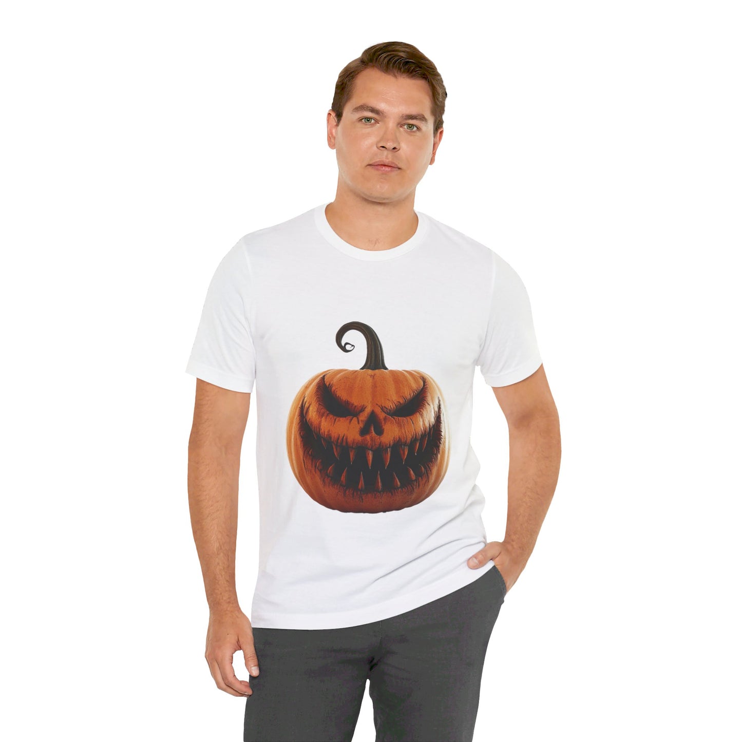 Boo! Jack-o-Lantern Halloween Scary Jack - Unisex Jersey Short Sleeve Tee