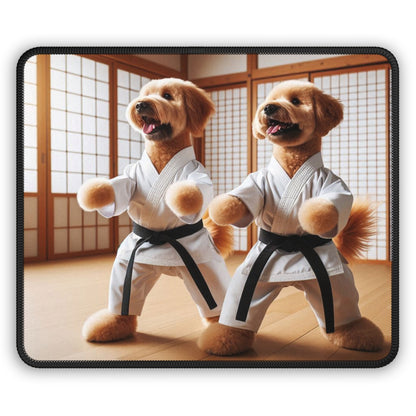 Karate pups - Gaming Mouse Pad