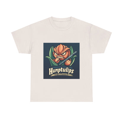 Humptulips Angry Flowers - Unisex Heavy Cotton Tee