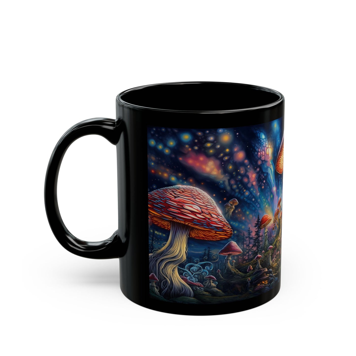 Mushroom Dream - Black Mug (11oz, 15oz)