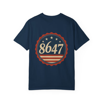 8647 DJT He's Gotta Go Unisex Garment-Dyed Tee