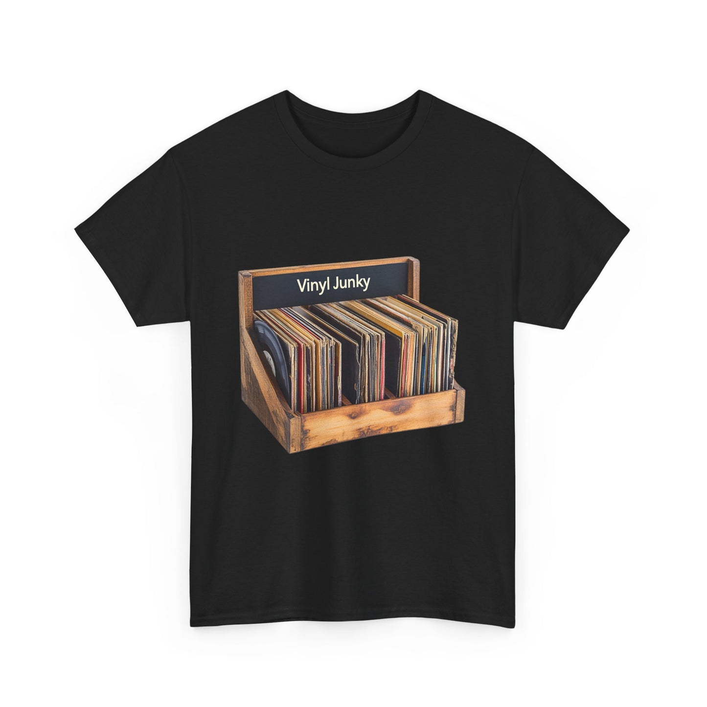 Vinyl Junky - Unisex Heavy Cotton Tee