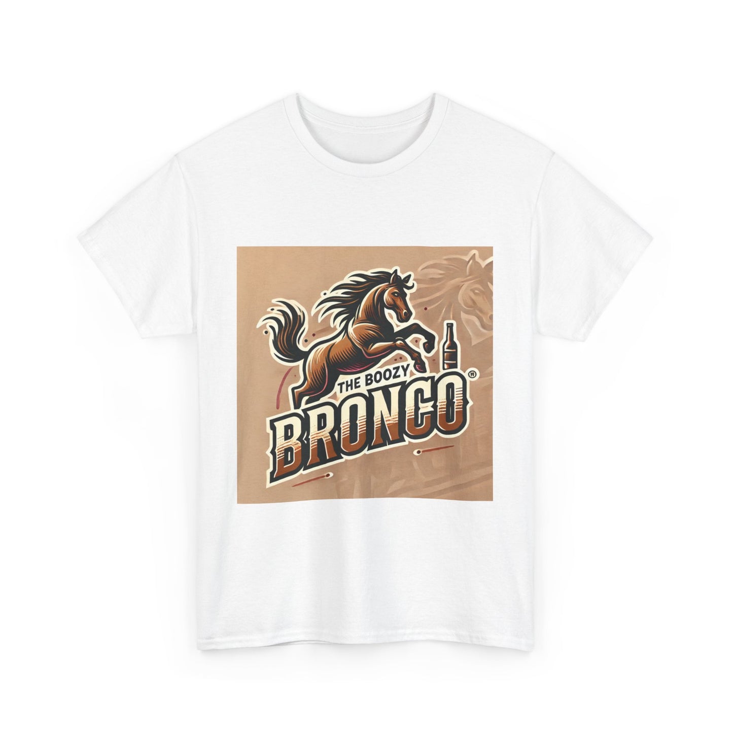 The Boozy Bronco - Unisex Heavy Cotton Tee