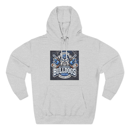 Three-Panel Fleece Hoodie - SudBury Blueberry Bulldogs