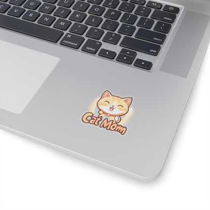 Cat Mom - Kiss-Cut Stickers