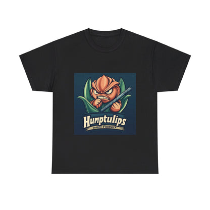 Humptulips Angry Flowers - Unisex Heavy Cotton Tee