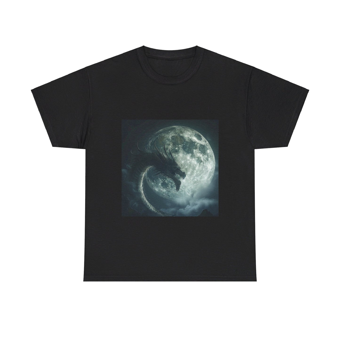 Moon Dragon - Unisex Heavy Cotton Tee