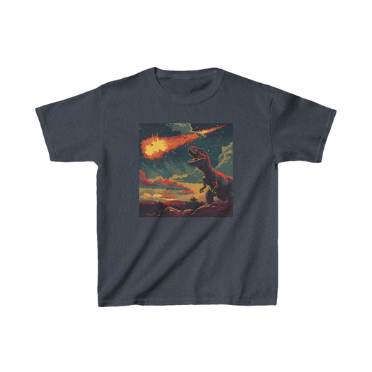 Dino Asteroid - Kids Heavy Cotton™ Tee