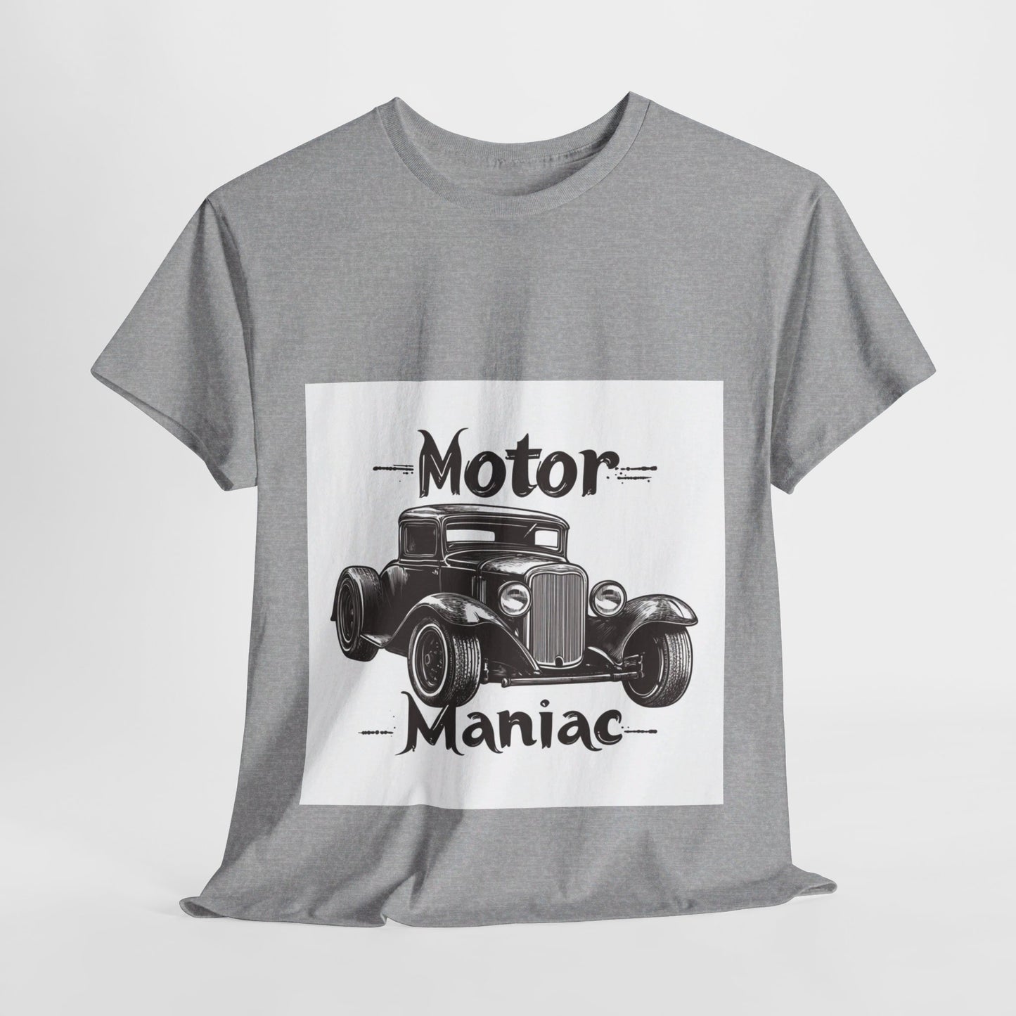 Motor Maniac - Unisex Heavy Cotton Tee