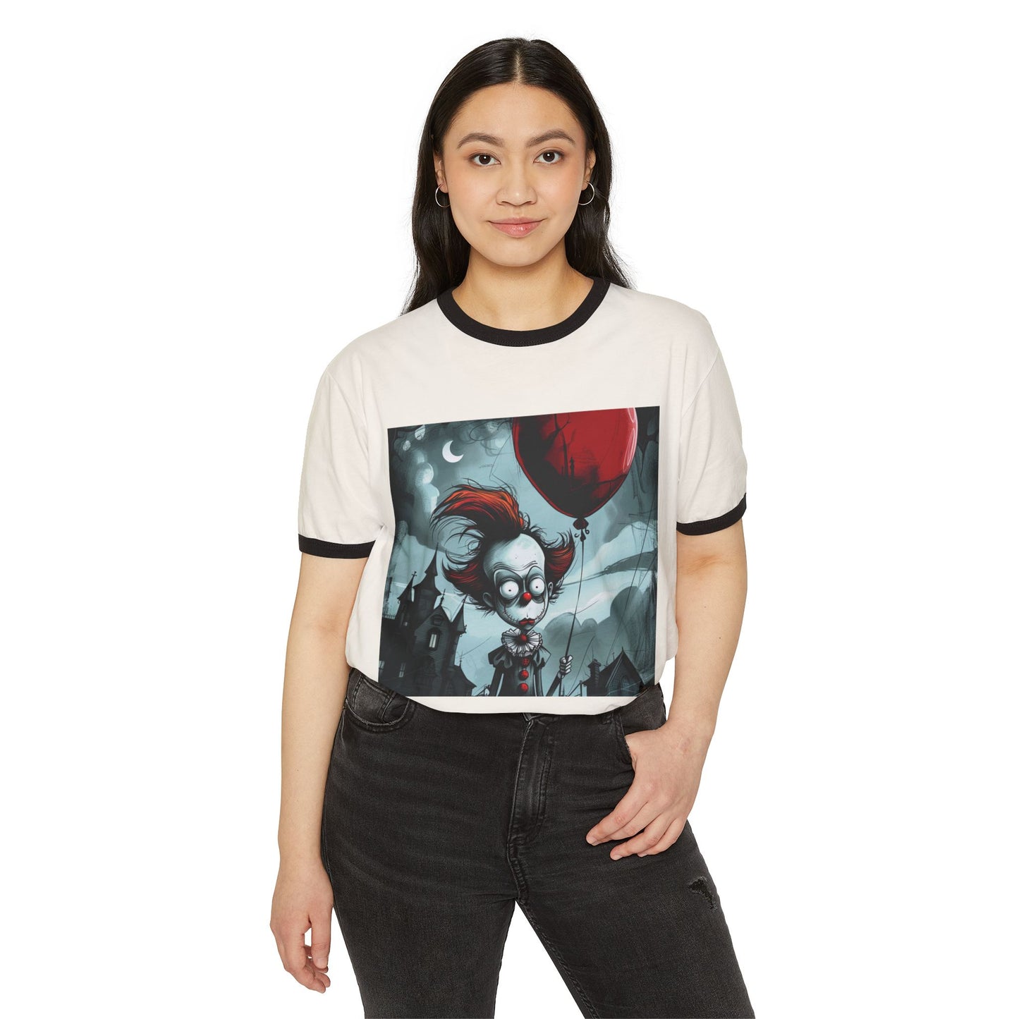 Pennywise kid - Unisex Cotton Ringer T-Shirt