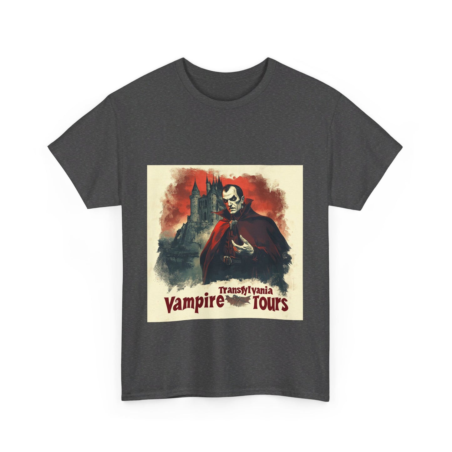 Transylvania Vampire Tours - Unisex Heavy Cotton Tee