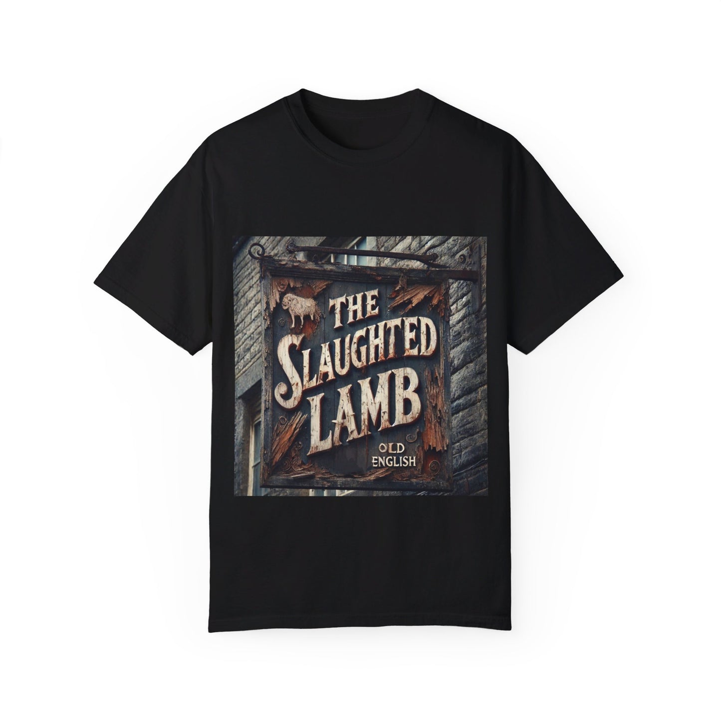 Slaughtered Lamb Pub - Unisex Garment-Dyed T-shirt