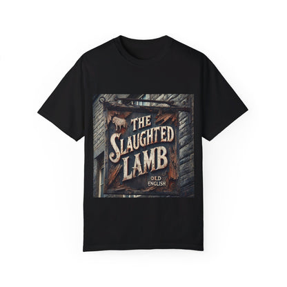 Slaughtered Lamb Pub - Unisex Garment-Dyed T-shirt