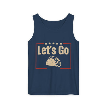 Let's Go Taco Unisex Tank Top | Summer Vibes, Casual Wear, Gift for Food Lovers, Taco Night, outdoor activities