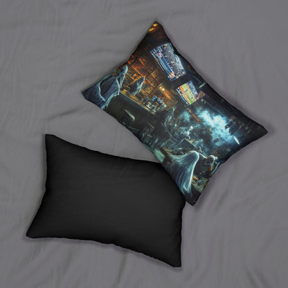 Skeleton Pub - Spun Polyester Lumbar Pillow