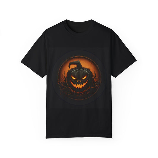 Evil Pumpkin - Unisex Garment-Dyed T-shirt