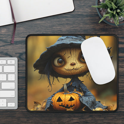 Cute Pumpkin Witch - Gaming Mouse Pad