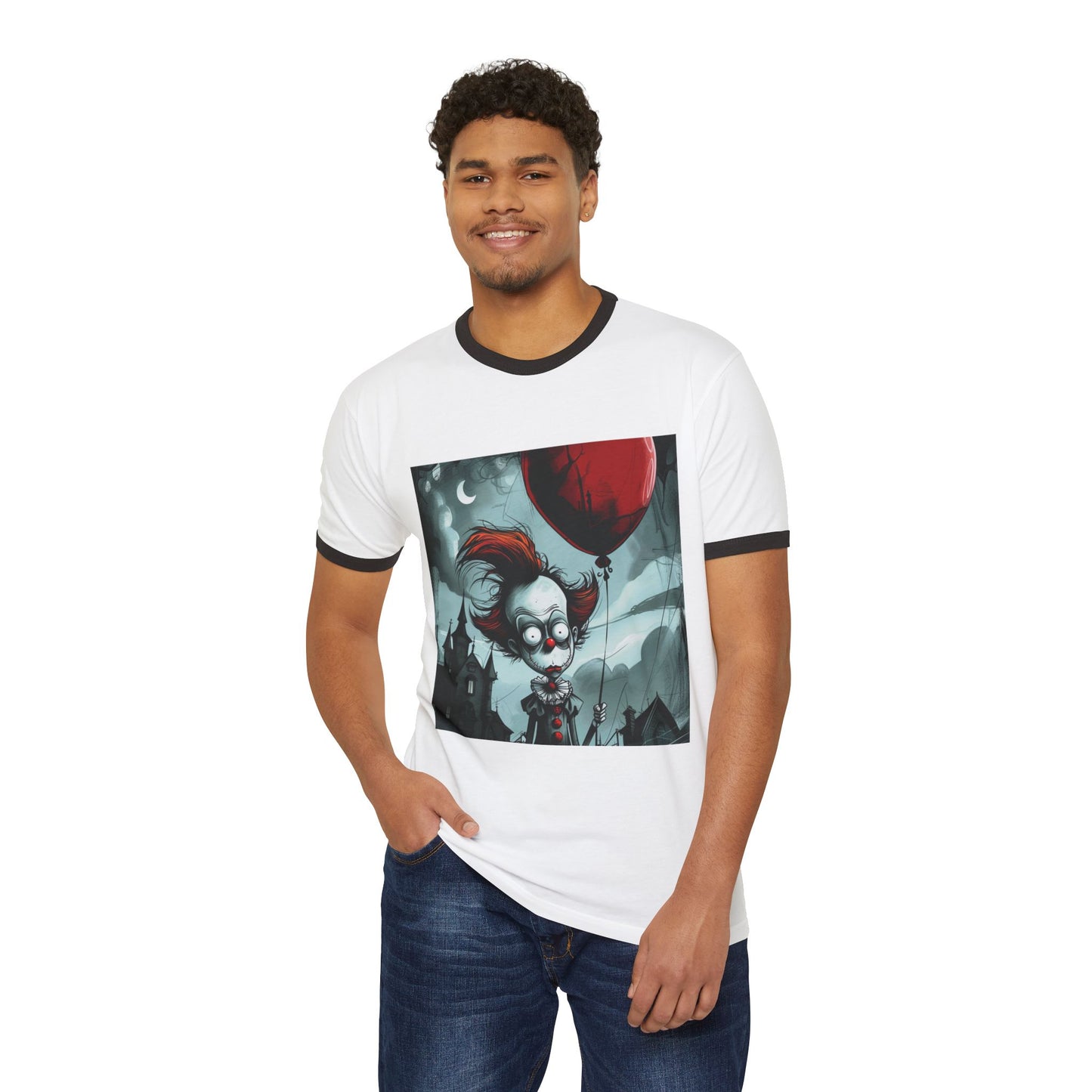 Pennywise kid - Unisex Cotton Ringer T-Shirt