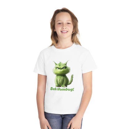 Christmas Grinch Cat Youth Tee