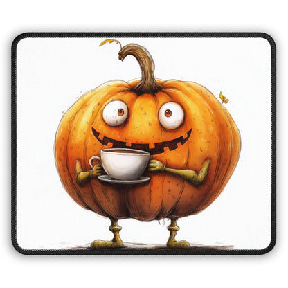 Pumpkin Coffee Man - Gaming Mouse Pad