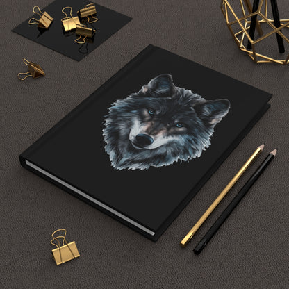 Wolf Hardcover Journal Matte