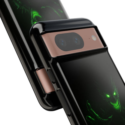 Phone Case - Spooky Green Glow Devil
