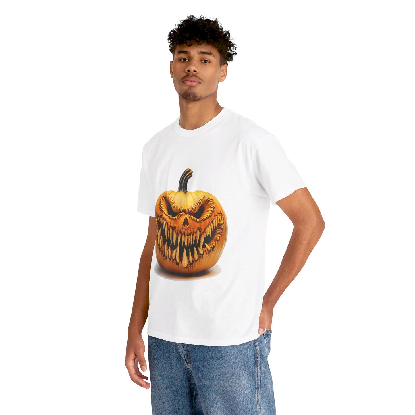 Jack-o-Lantern Halloween - Unisex Heavy Cotton Tee