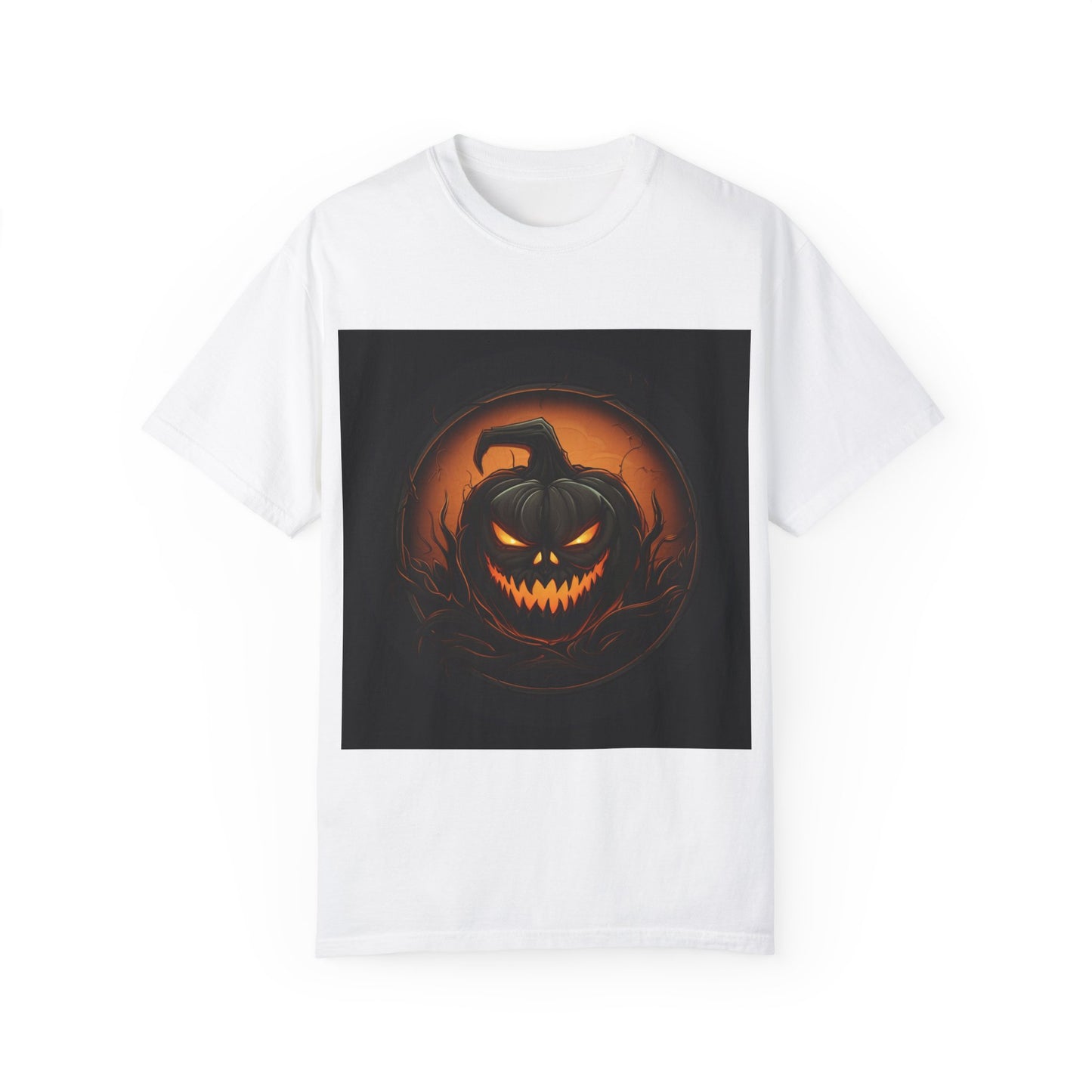 Evil Pumpkin - Unisex Garment-Dyed T-shirt