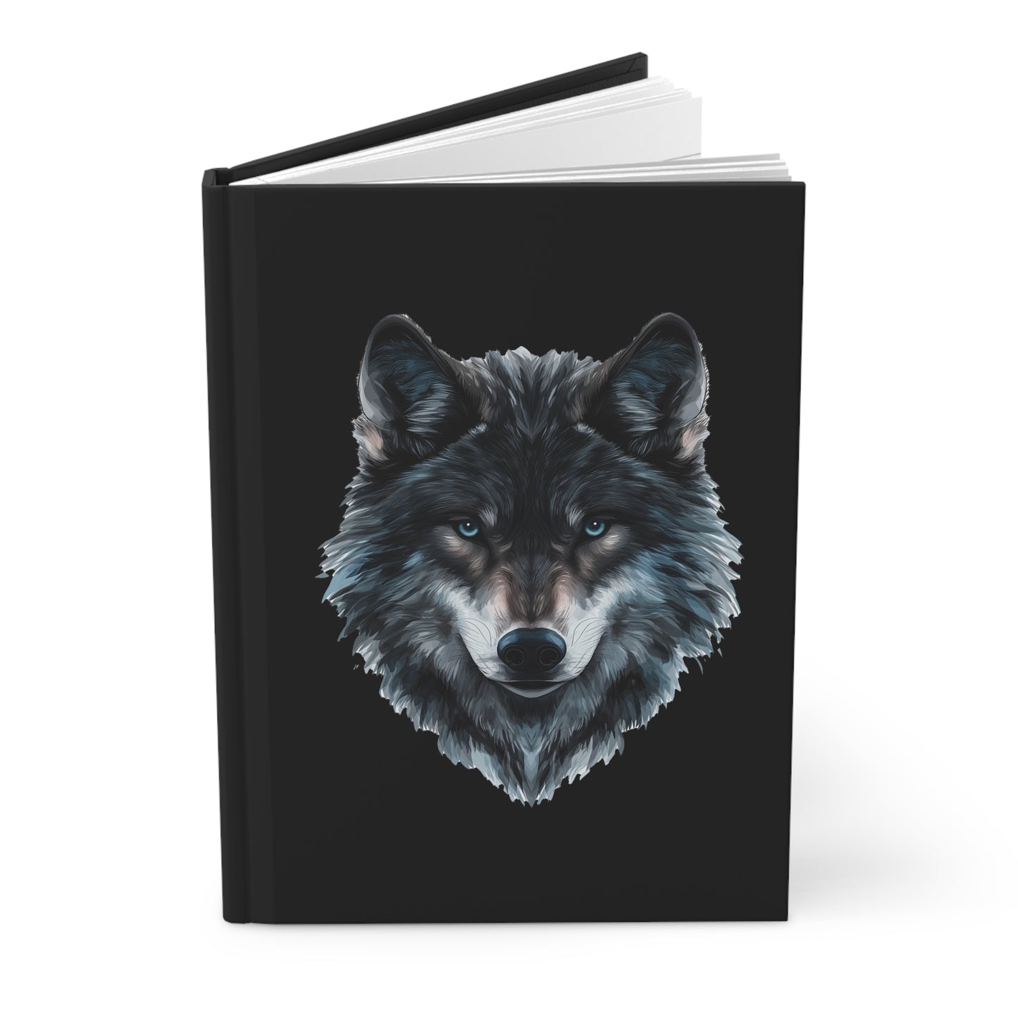 Wolf Hardcover Journal Matte