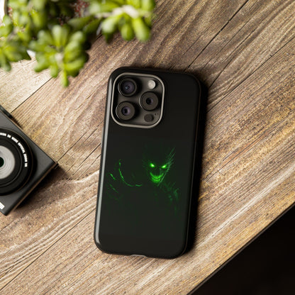Phone Case - Spooky Green Glow Devil