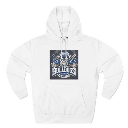 Three-Panel Fleece Hoodie - SudBury Blueberry Bulldogs